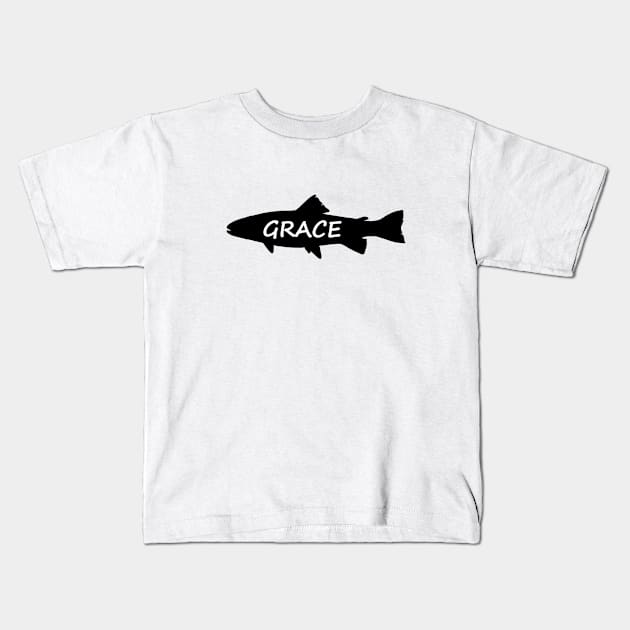 Grace Fish Kids T-Shirt by gulden